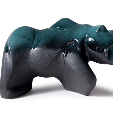 Bear in Turquoise